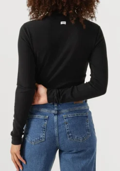 zwarte penn & ink top longsleeve w25f1720-a