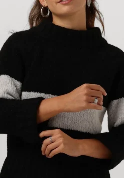 zwarte penn & ink trui 225 jumper stripe