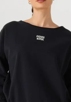 zwarte penn & ink trui sweater w25f1703