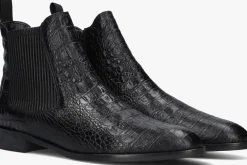 zwarte pertini enkellaarsjes 31097