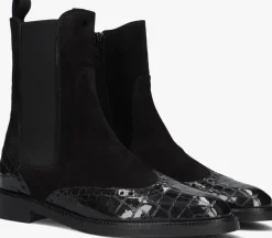 zwarte pertini enkellaarsjes 32068