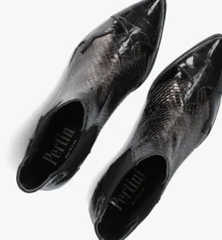 zwarte pertini enkellaarsjes 30961