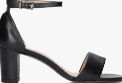 zwarte peter kaiser sandalen met hak 78340