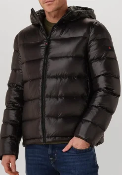 zwarte peuterey gewatteerde jas honova lks linear 04