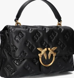 zwarte pinko schoudertas love lady puff