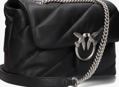 zwarte pinko schoudertas love puff classic