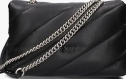 zwarte pinko schoudertas love puff classic