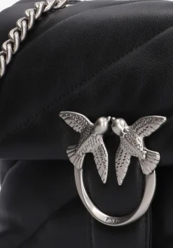 zwarte pinko schoudertas love puff classic