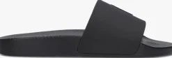 zwarte polo ralph lauren badslippers p.slide