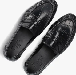 zwarte posa loafers penny loafer