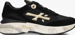 zwarte premiata lage sneakers moerun-d