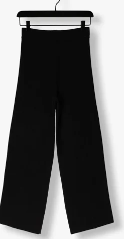 zwarte resort finest pantalon knitted pants