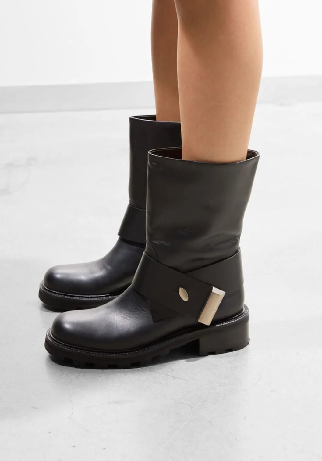 zwarte roberto festa biker boots emelin