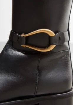 zwarte roberto festa hoge laarzen nia