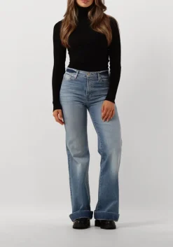 zwarte rosemunde coltrui silk t-shirt w/ roller neck