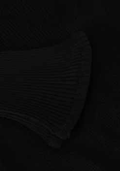 zwarte rosemunde coltrui silk t-shirt w/ roller neck