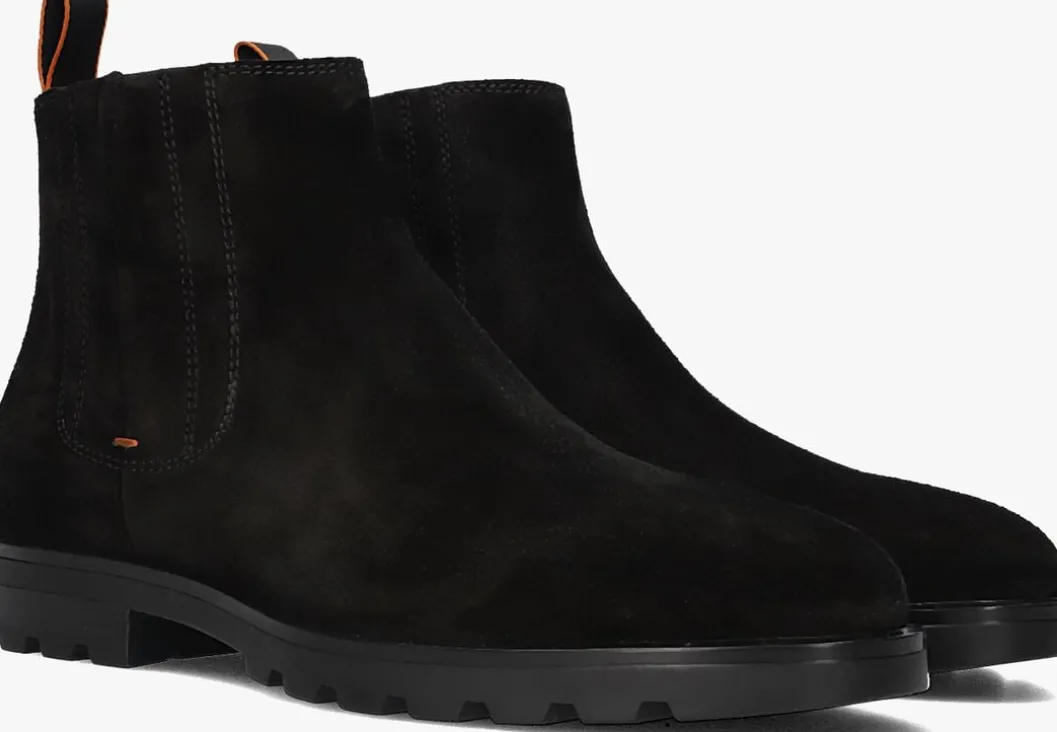 zwarte santoni boots sue cheslea gz
