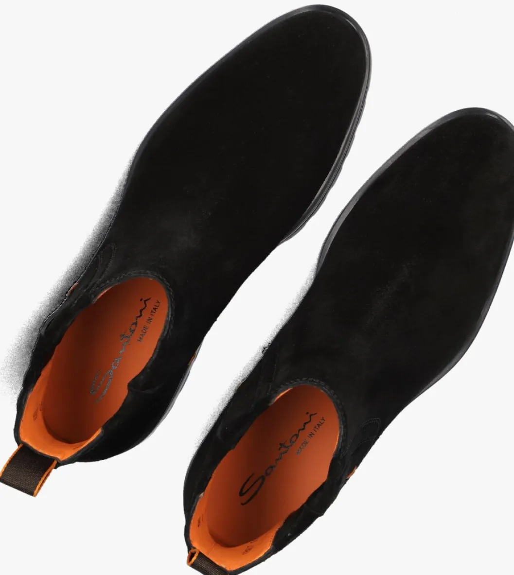 zwarte santoni boots sue cheslea gz