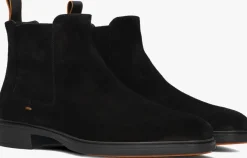 zwarte santoni chelsea boots 18937