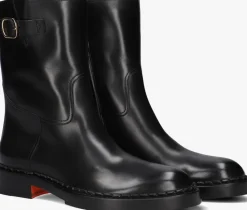 zwarte santoni enkellaarsjes 70562