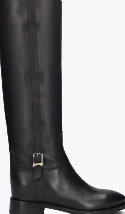 zwarte santoni hoge laarzen led gesp laars