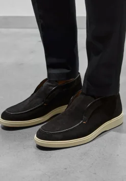 zwarte santoni instappers 17823