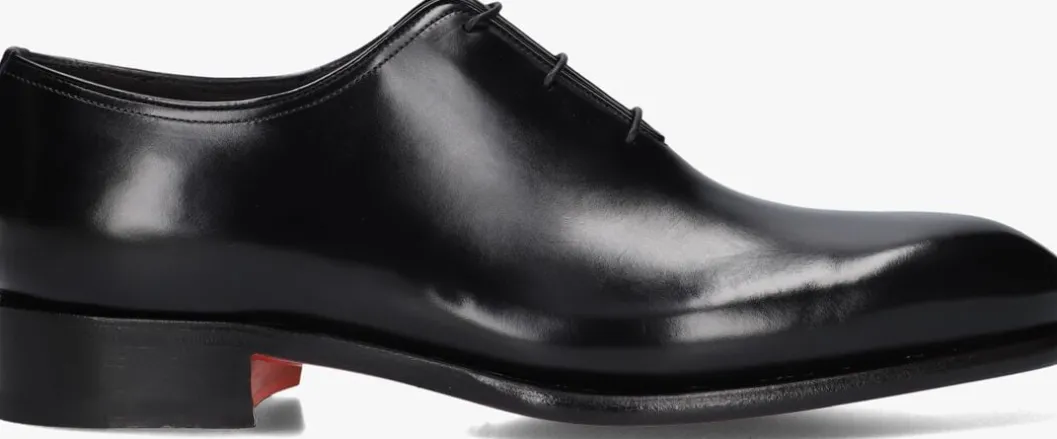 zwarte santoni nette schoenen 16229