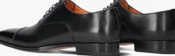 zwarte santoni veterschoenen 15004
