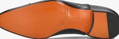zwarte santoni veterschoenen 15004