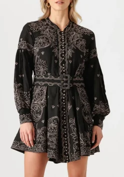 zwarte scarlett poppies mini jurk berite short dress