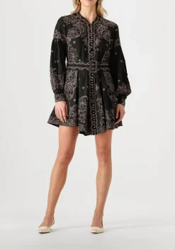 zwarte scarlett poppies mini jurk berite short dress