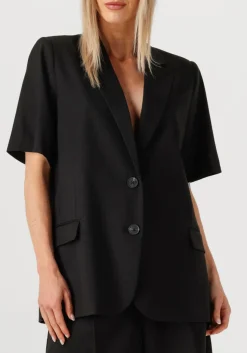 zwarte second female blazer sharo ss blazer