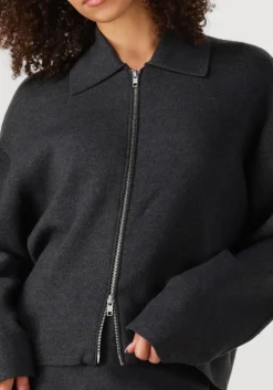 zwarte second female jack siv knit cardigan