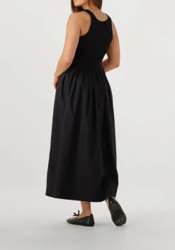 zwarte second female maxi jurk nulana dress