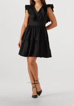 zwarte second female mini jurk zana dress