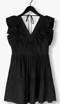 zwarte second female mini jurk zana dress