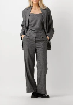 zwarte second female pantalon waleria trousers