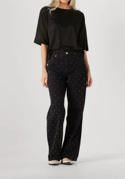 zwarte second female straight leg jeans jayden denim jeans