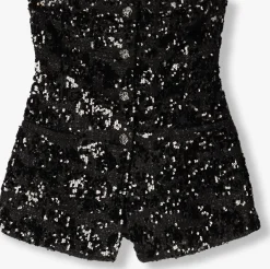 zwarte second female top flakes top