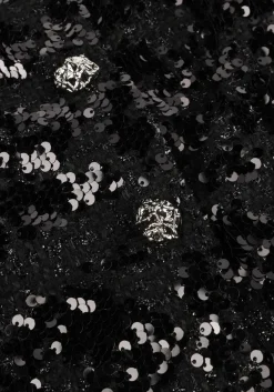 zwarte second female top flakes top