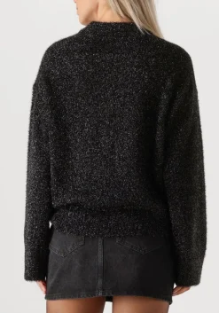 zwarte second female trui lamilla knit o-neck