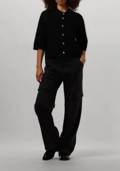 zwarte second female vest andria knit cardigan