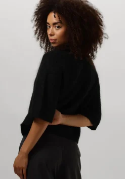 zwarte second female vest andria knit cardigan