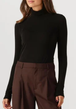 zwarte second female vest matima t-neck tee