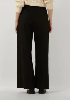 zwarte semicouture wijde broek s4sk24 trousers