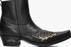 zwarte sendra cowboylaarzen 12185p