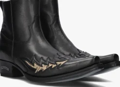 zwarte sendra cowboylaarzen 12185p
