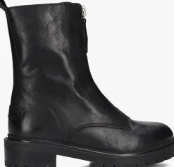 zwarte shabbies enkelboots tirza zipa