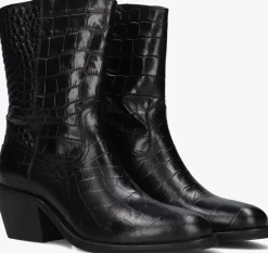 zwarte shabbies enkellaarsjes juul ankle boot