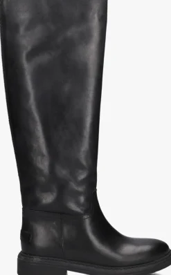 zwarte shabbies hoge laarzen duck tala